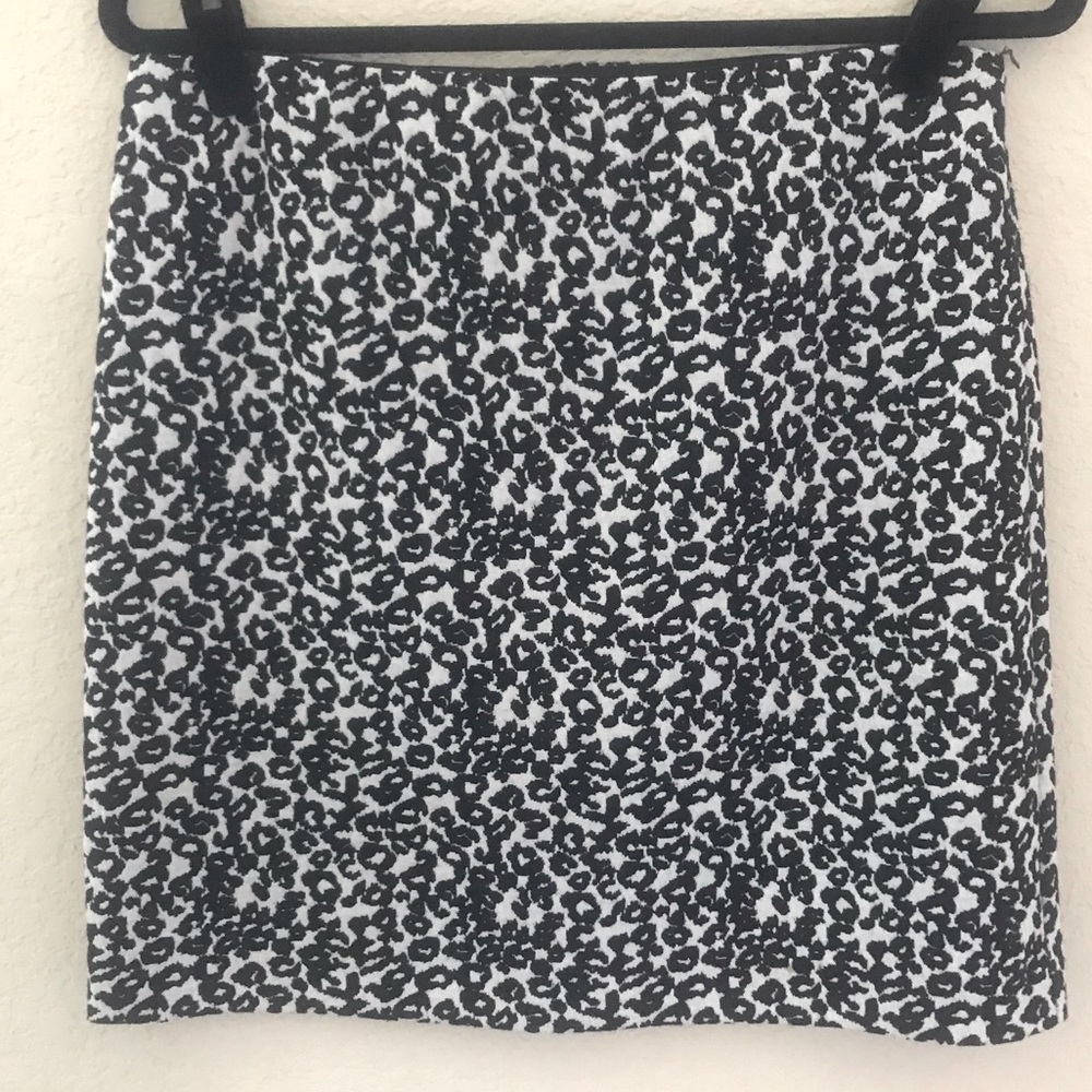 Express Leopard Mini Skirt
